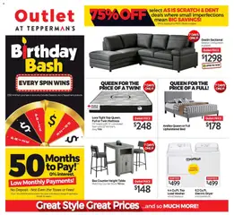 Preview of Tepperman's outlet from shop Tepperman's valid from 05.06.2026