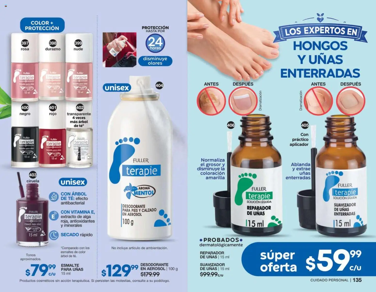 Nuevas ofertas de Fuller válidas en toda la República Mexicana desde el 02/09/2026. ¡Encuentra las mejores ofertas en Fuller campaña 11 2026! | Página: 69 | Productos: Desodorante, Durazno, Hongos, Té