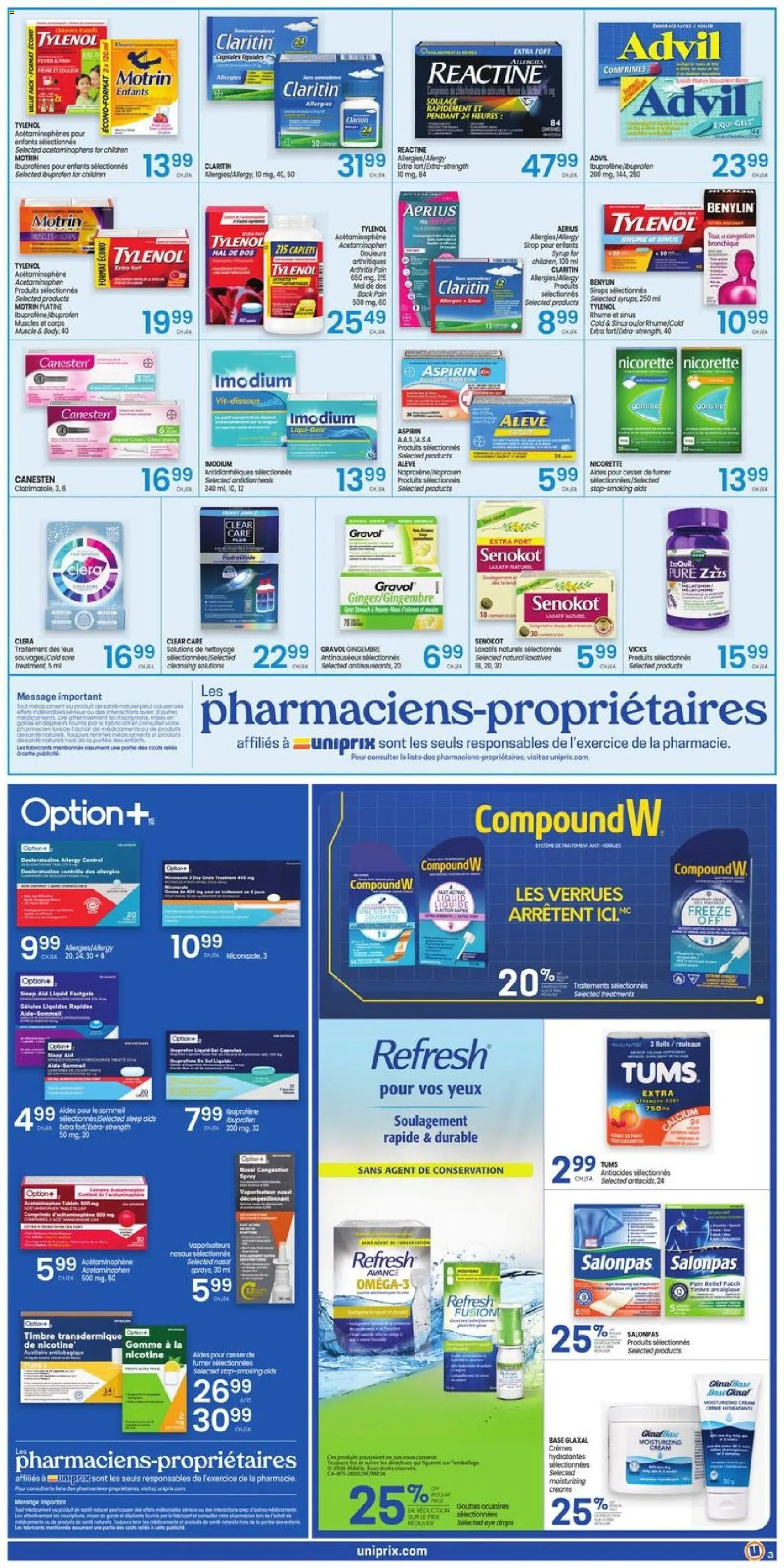 Uniprix flyer valid from 11.06.2026 | Page: 4 | Products: Cream