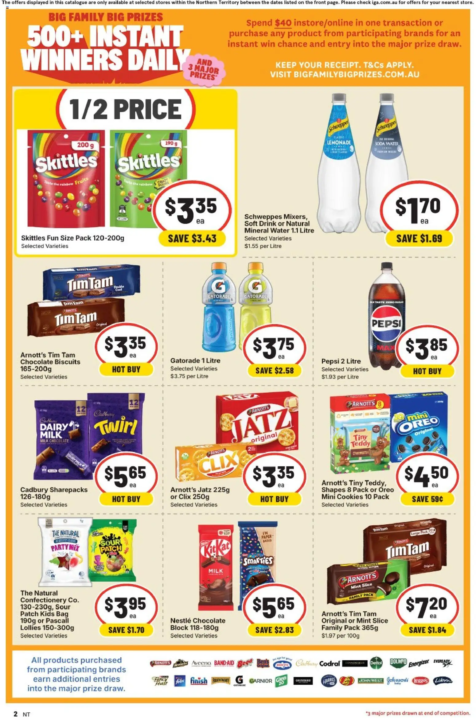 IGA catalogue - valid from 15/07/2026 | Page: 2 | Products: Toilet, Fragrance, Powder, Light