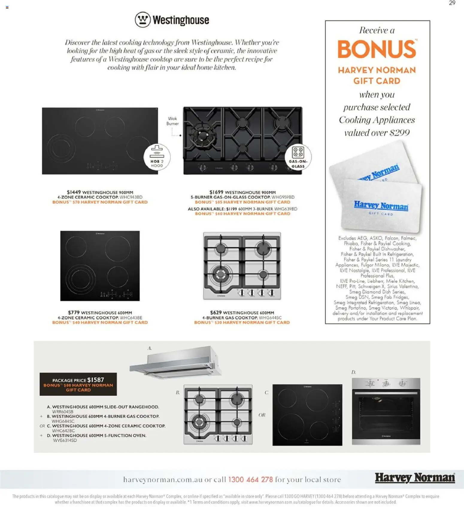 Harvey Norman catalogue - valid from 29.04.2026 | Page: 29 | Products: Diamond, Accessories, Laundry, Cooktop