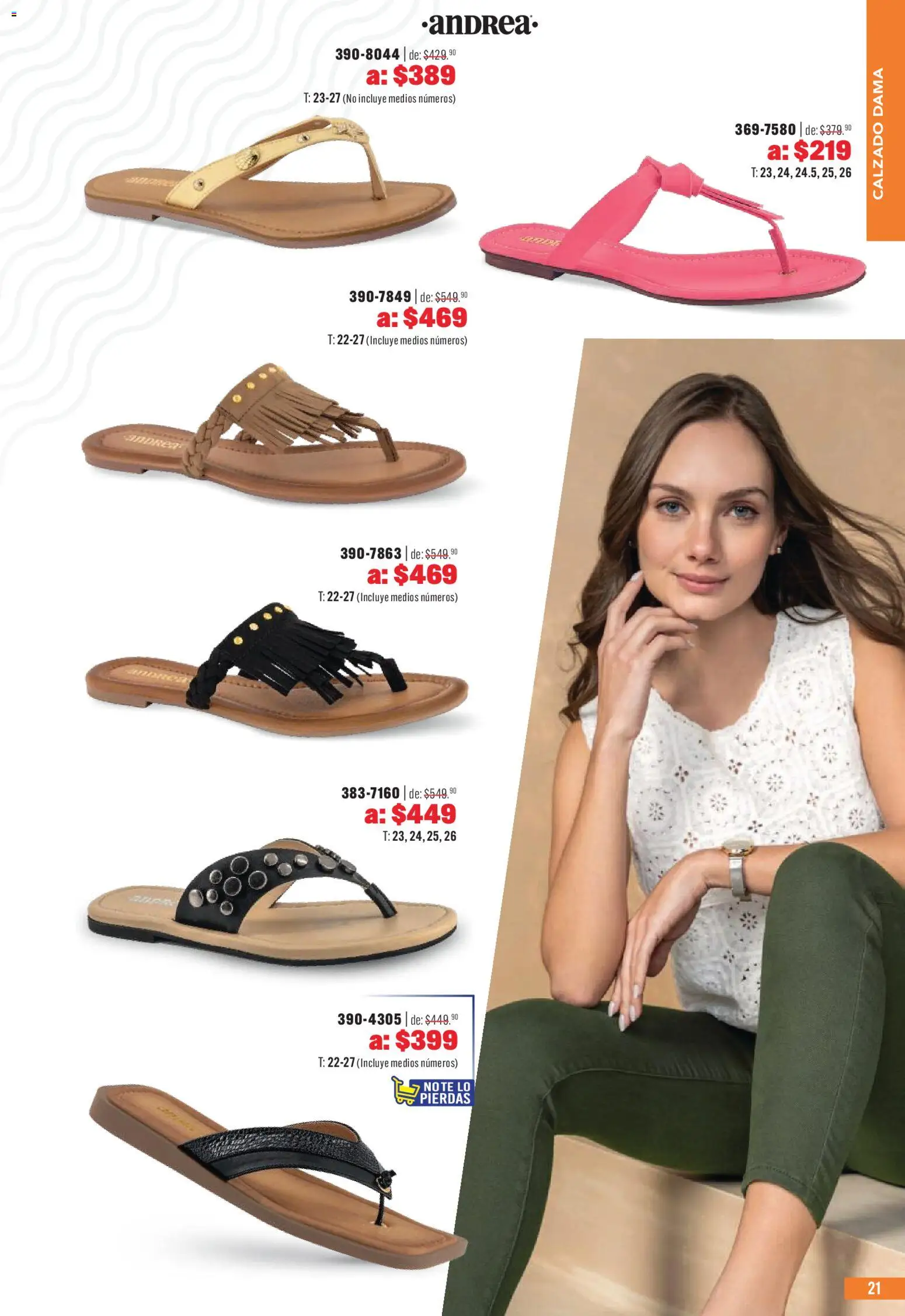 Nuevas ofertas de Andrea válidas en toda la República Mexicana desde el 03.05.2026. ¡Encuentra las mejores ofertas en Andrea catálogo Outlet! | Página: 21
