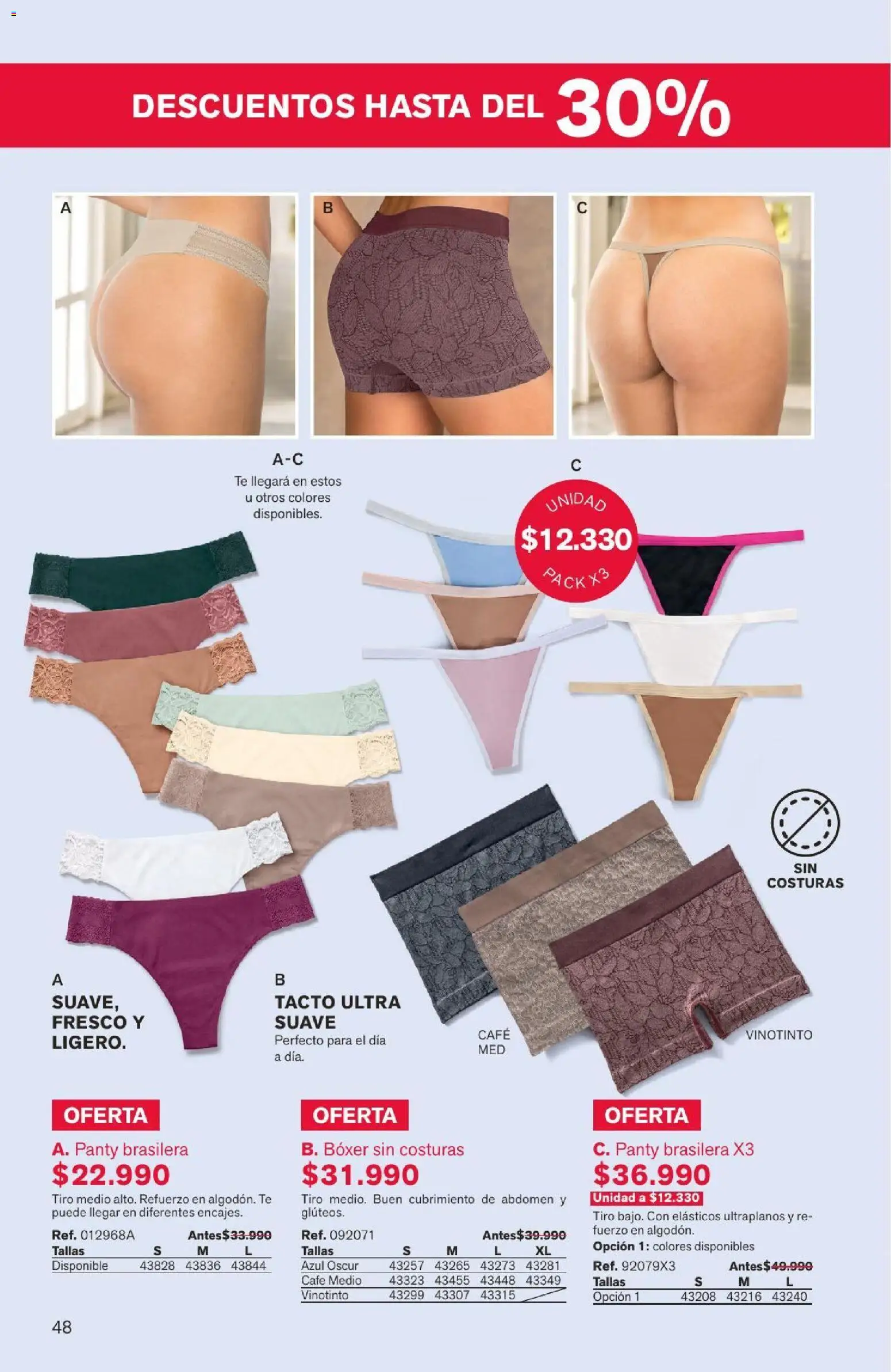 Leonisa revista - valida desde el 04/08/2026 | Página: 48 | Productos: Té, Algodón, Café
