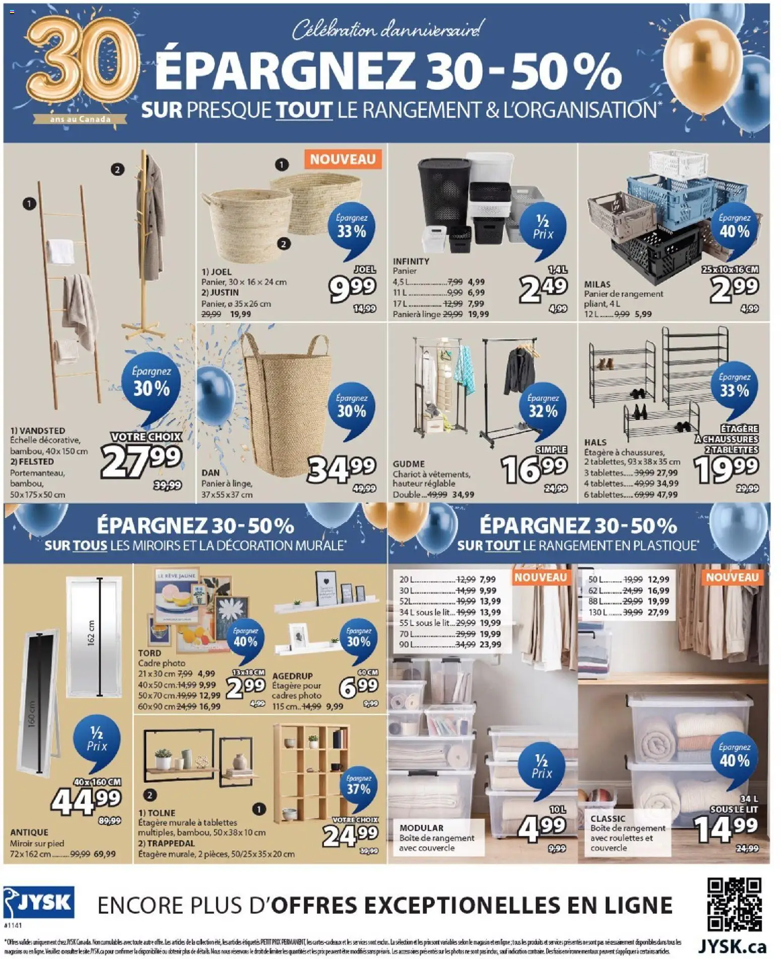 JYSK flyer valid from Sep 24, 2026 | Page: 20 | Products: Decoration