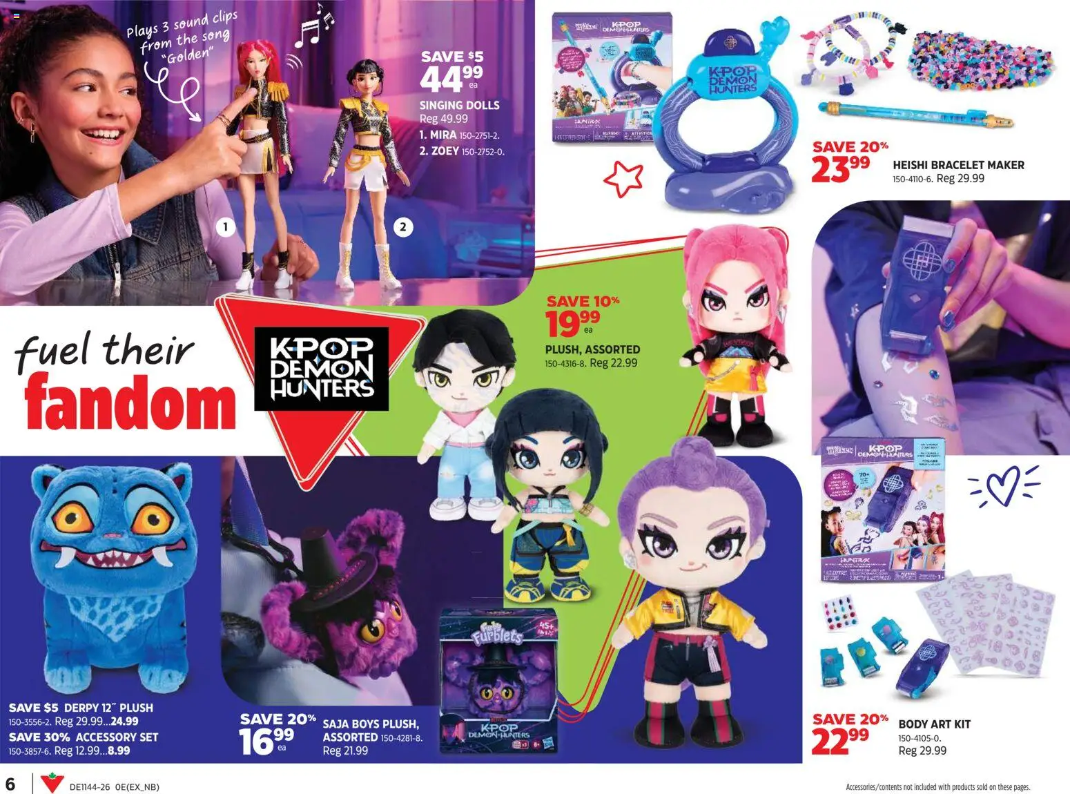 Canadian Tire flyer valid from Oct 29, 2026 | Page: 6