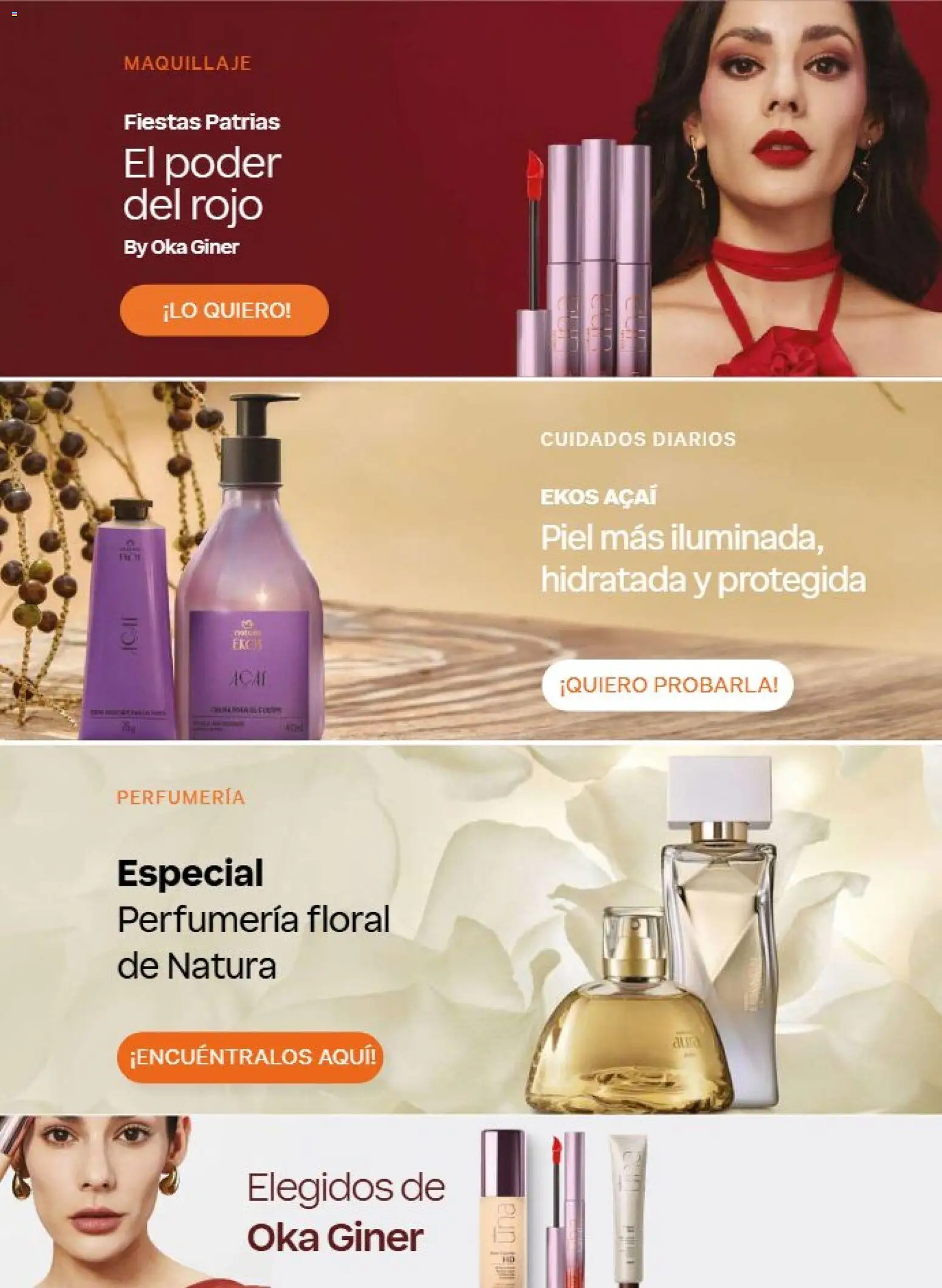 Nuevas ofertas de Natura válidas en toda la República Mexicana desde el 21/08/2026. ¡Encuentra las mejores ofertas en Natura campaña 13 2026! | Página: 3 | Productos: Maquillaje