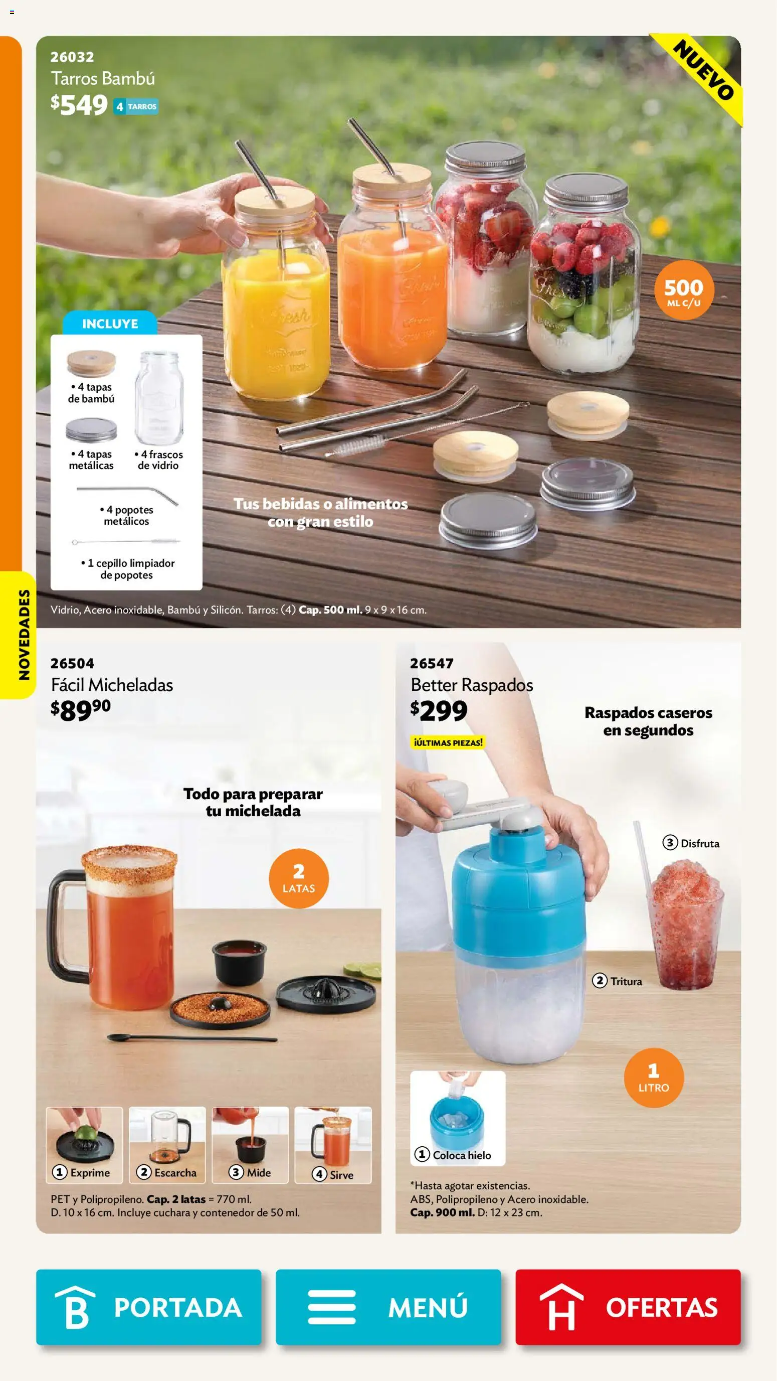 Nuevas ofertas de Betterware válidas en toda la República Mexicana desde el 31/08/2026. ¡Encuentra las mejores ofertas en Betterware campaña 9 2026! | Página: 38 | Productos: Cepillo, Limpiador, Bebidas, Alimentos