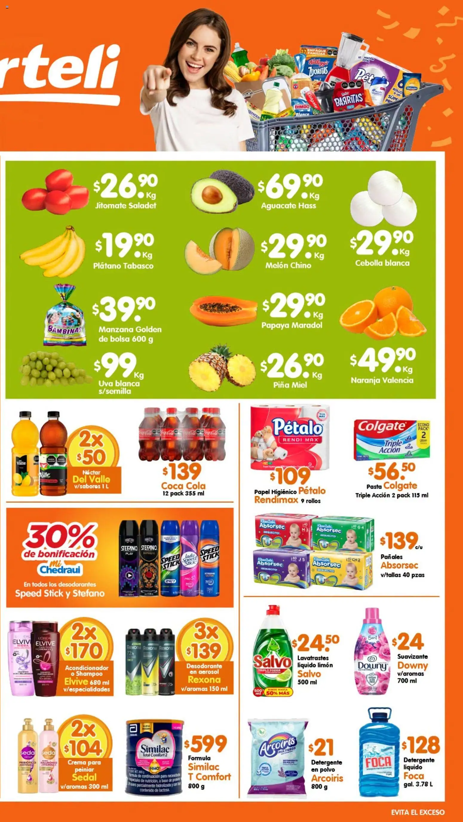 Nuevas ofertas de Arteli válidas en toda la República Mexicana desde el 13/07/2026. ¡Encuentra las mejores ofertas en Arteli folleto Tuxpan! | Página: 2 | Productos: Detergente, Piña, Pasta, Papel higiénico