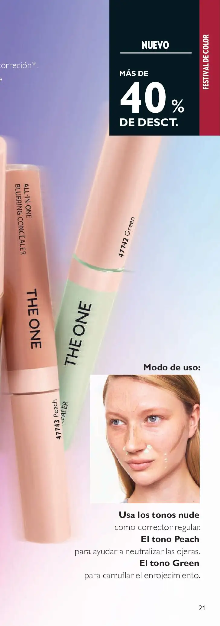 Nuevas ofertas de Oriflame válidas en toda la República Mexicana desde el 09.05.2026. ¡Encuentra las mejores ofertas en Oriflame campaña 7 2026! | Página: 45 | Productos: Contorno de ojos, Crema, Contorno