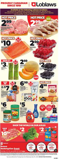 Preview of Loblaws weekly flyer / circulaire from shop Loblaws valid from 21.05.2026 | Page: 3