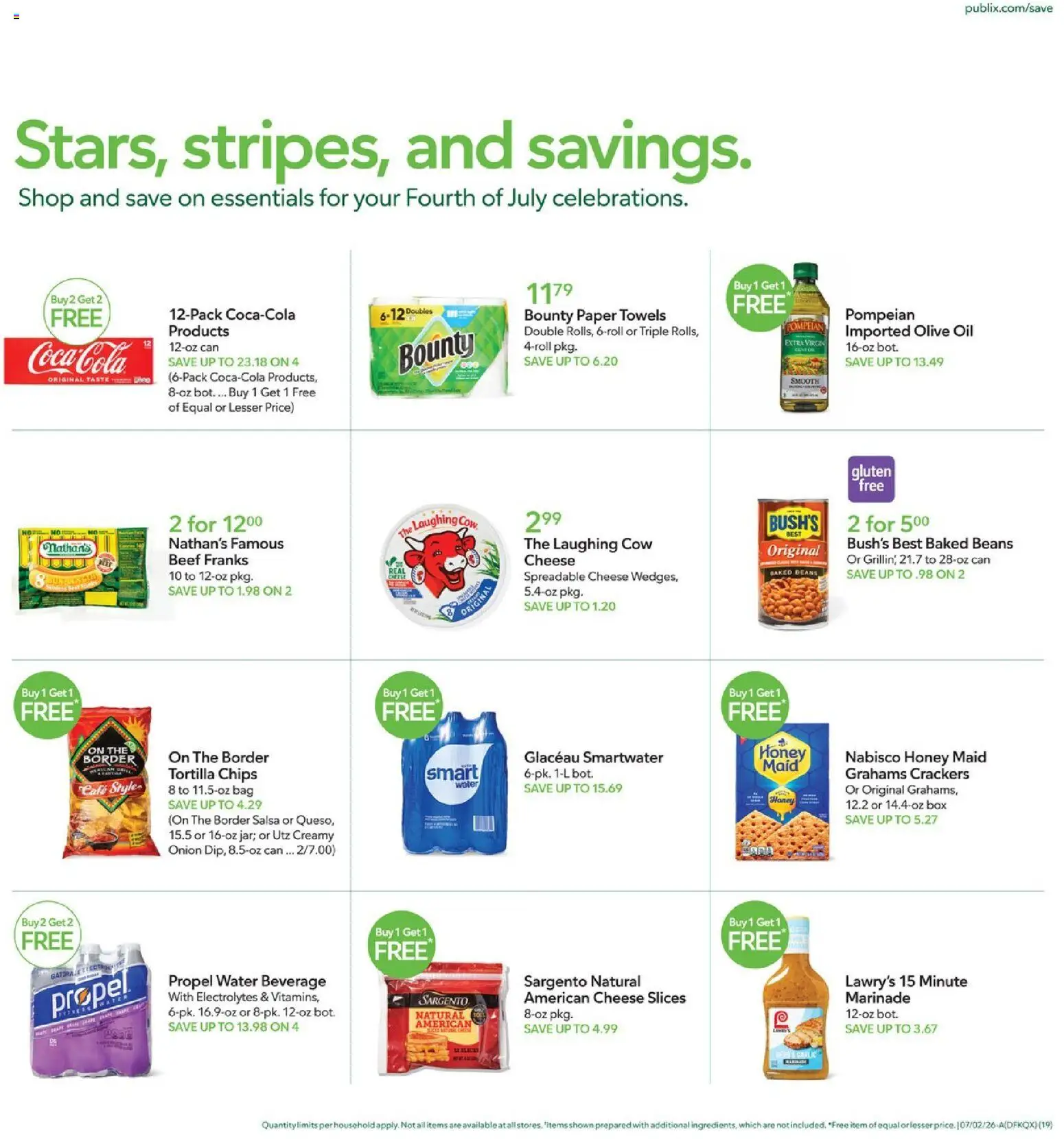 Publix Weekly Ad - valid from 07/01/2026 | Page: 19 | Products: Box, Cheese, Oil, Chips