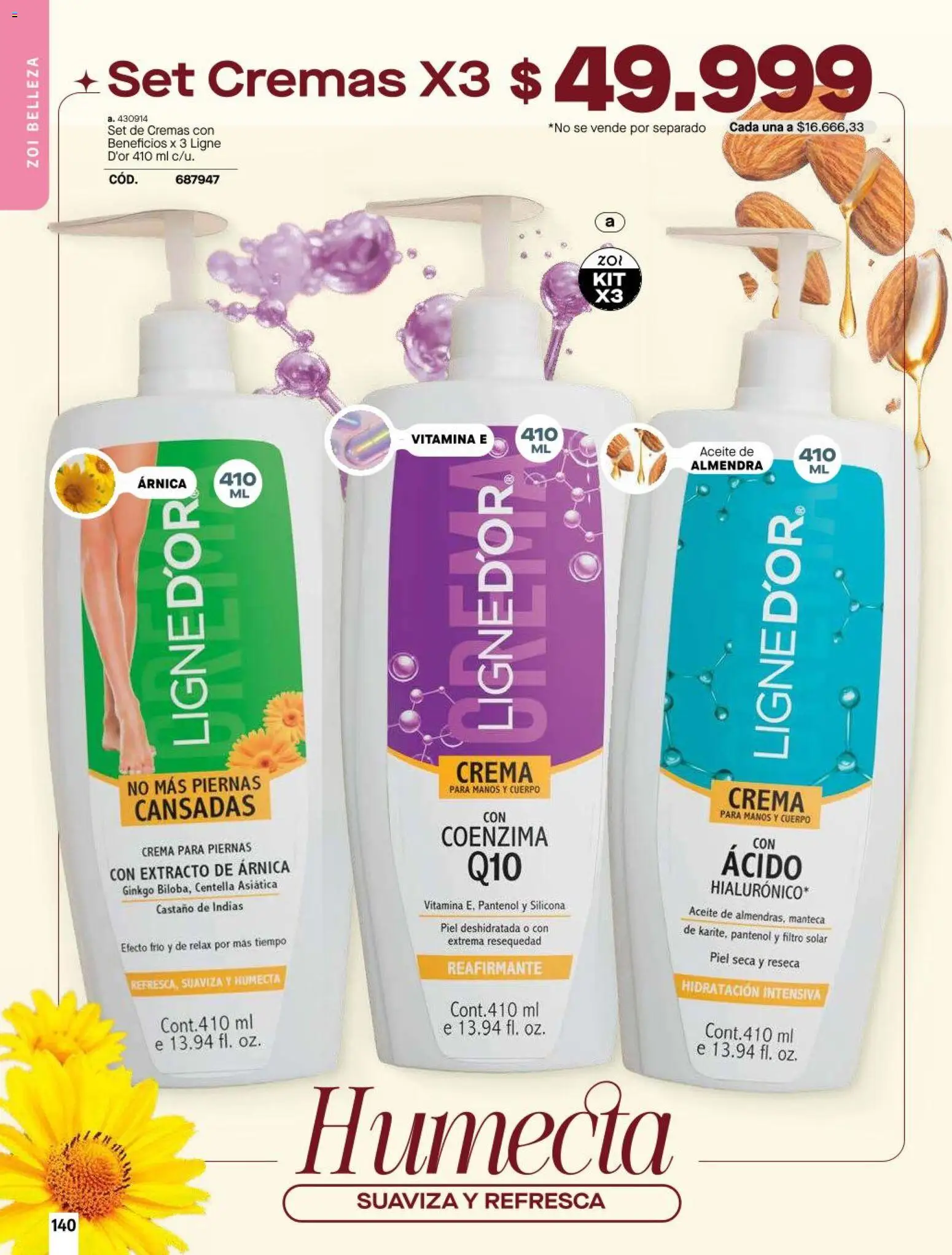 Carmel revista - valida desde el 11/08/2026 | Página: 140 | Productos: Almendra, Crema, Manteca, Aceite