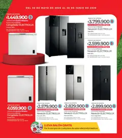 Olímpica - Ofertas en TV y electrodomésticos -  Vista previa de la revista de la tienda Olímpica valido desde el 30.05.2026 | Página: 17 | Productos: Balón, Congelador