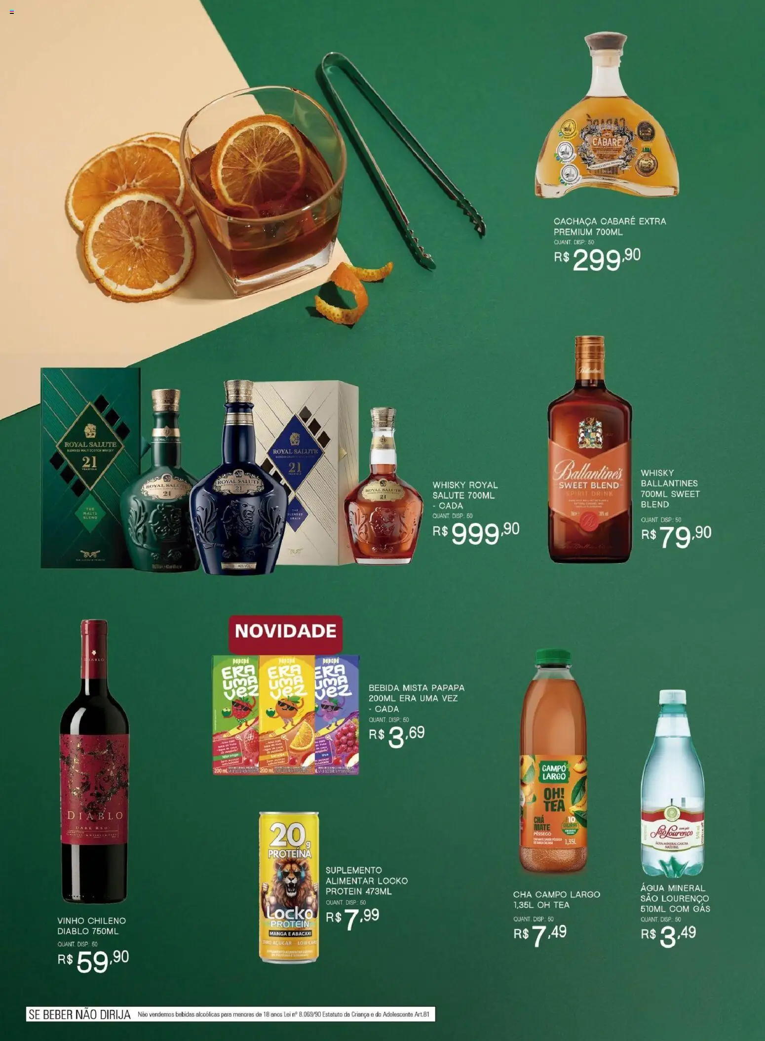 Bistek Supermercados Folheto - válido de 01/07/2026 | Página: 6 | Produtos: Cachaça, Vinho, Chá, Açúcar