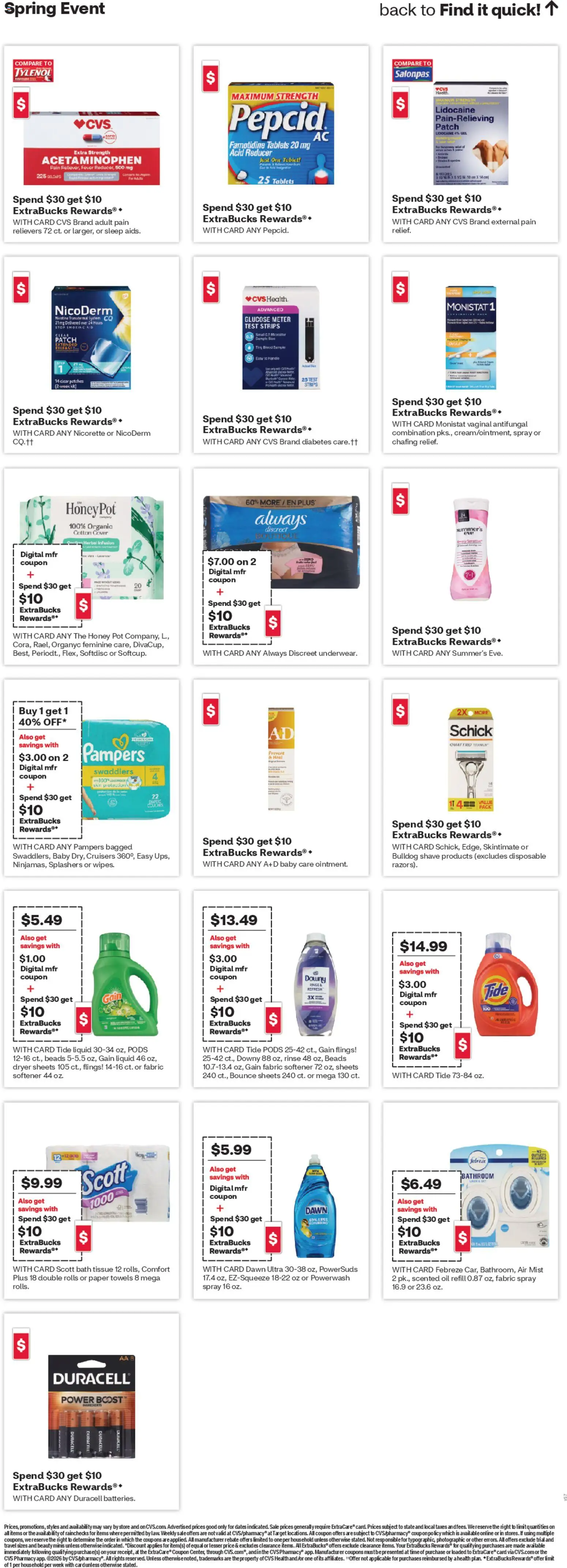 CVS Pharmacy Weekly Ad - WA - valid from 19.04.2026 | Page: 21 | Products: Glucose, Bath, Oil, Fabric softener
