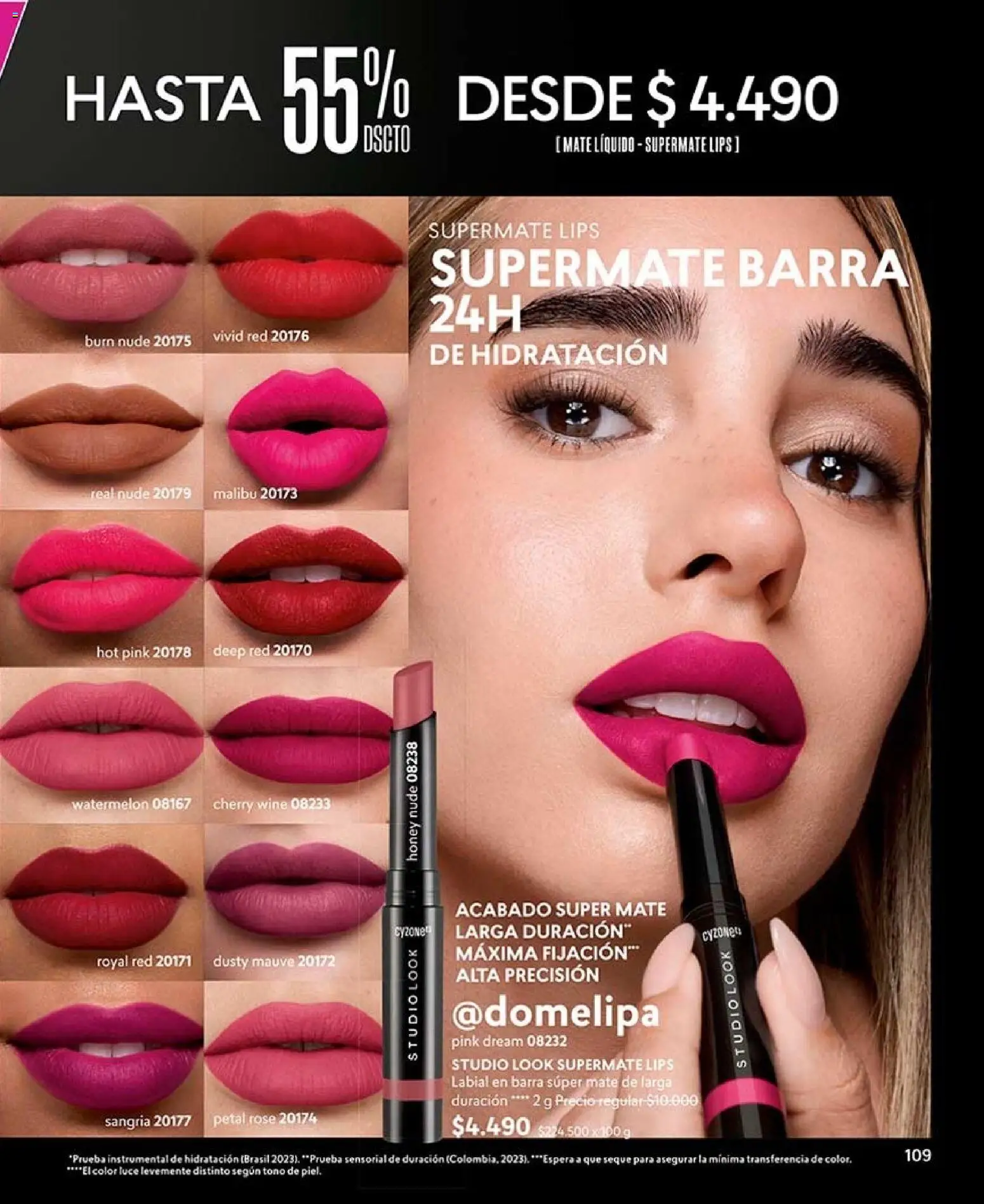 Catálogo CyZone Campaña 13 │ válido desde el 25.07.2026 | Página: 121 | Productos: Mate, Malibú, Labial
