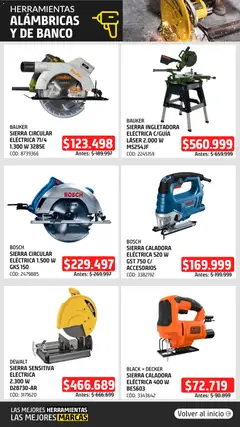Vista previa Sodimac catálogo válido desde el 16.06.2026 | Página: 5 | Productos: Sierra