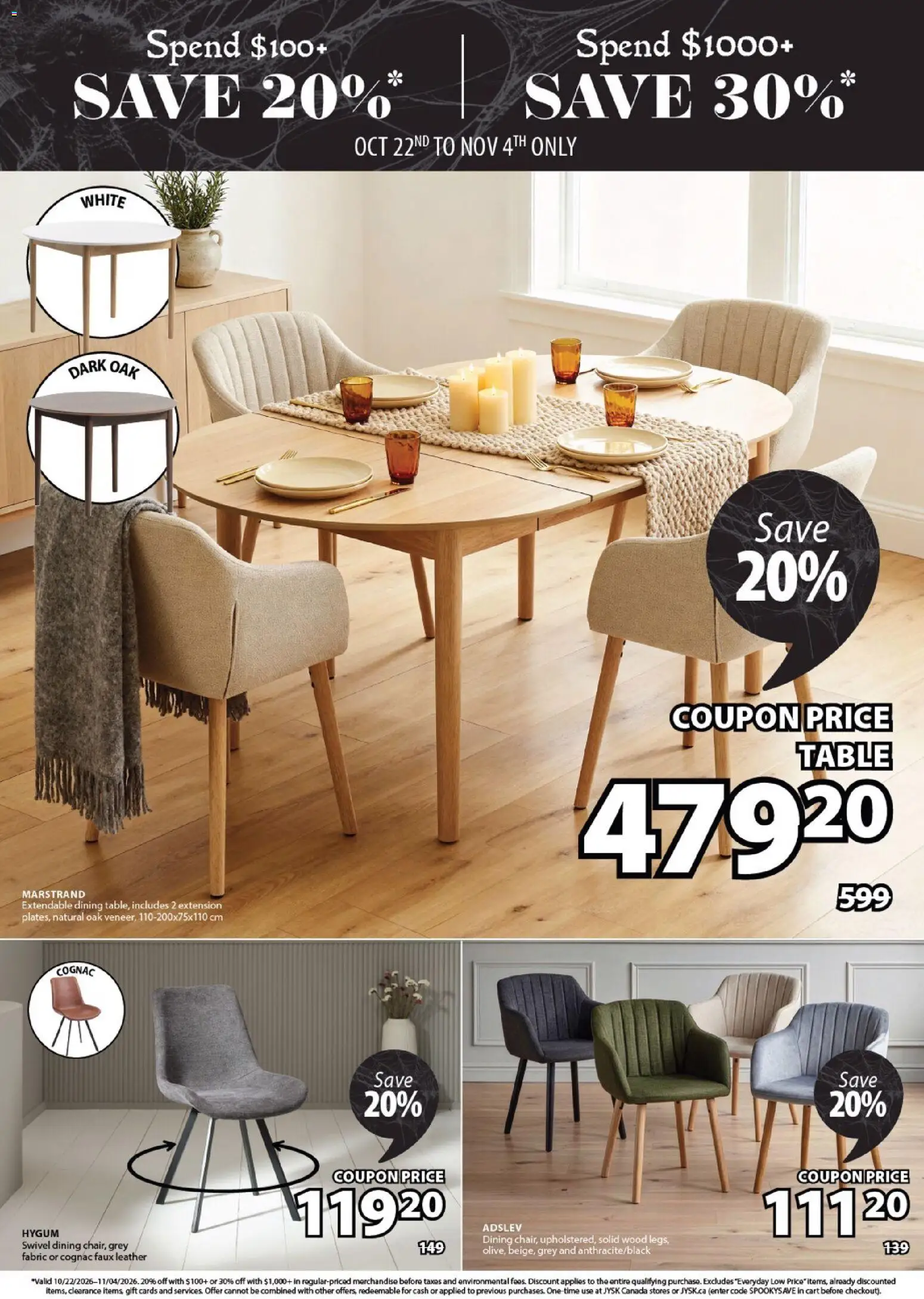 JYSK flyer valid from Oct 22, 2026 | Page: 2