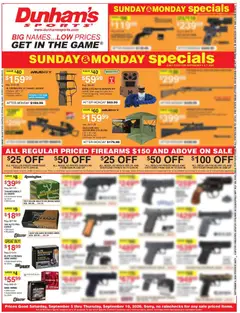 Preview of Dunham's Sports weekly ads valid from 09/05/2026