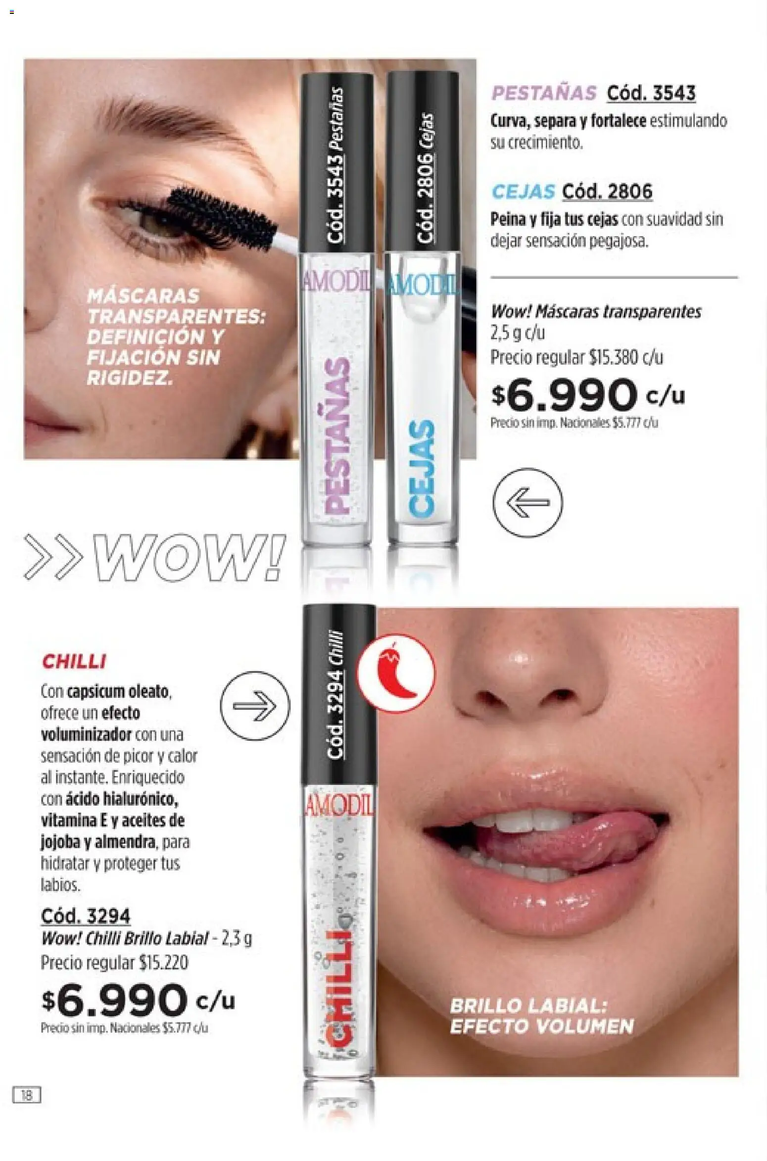 Catálogo Amodil Campaña 9 │ válido desde el 05.05.2026 | Página: 18 | Productos: Brillo