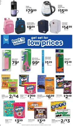 Preview of Smith's weekly ads valid from 07/15/2026 | Page: 12 | Products: Eraser, Milk, Backpack, Bag