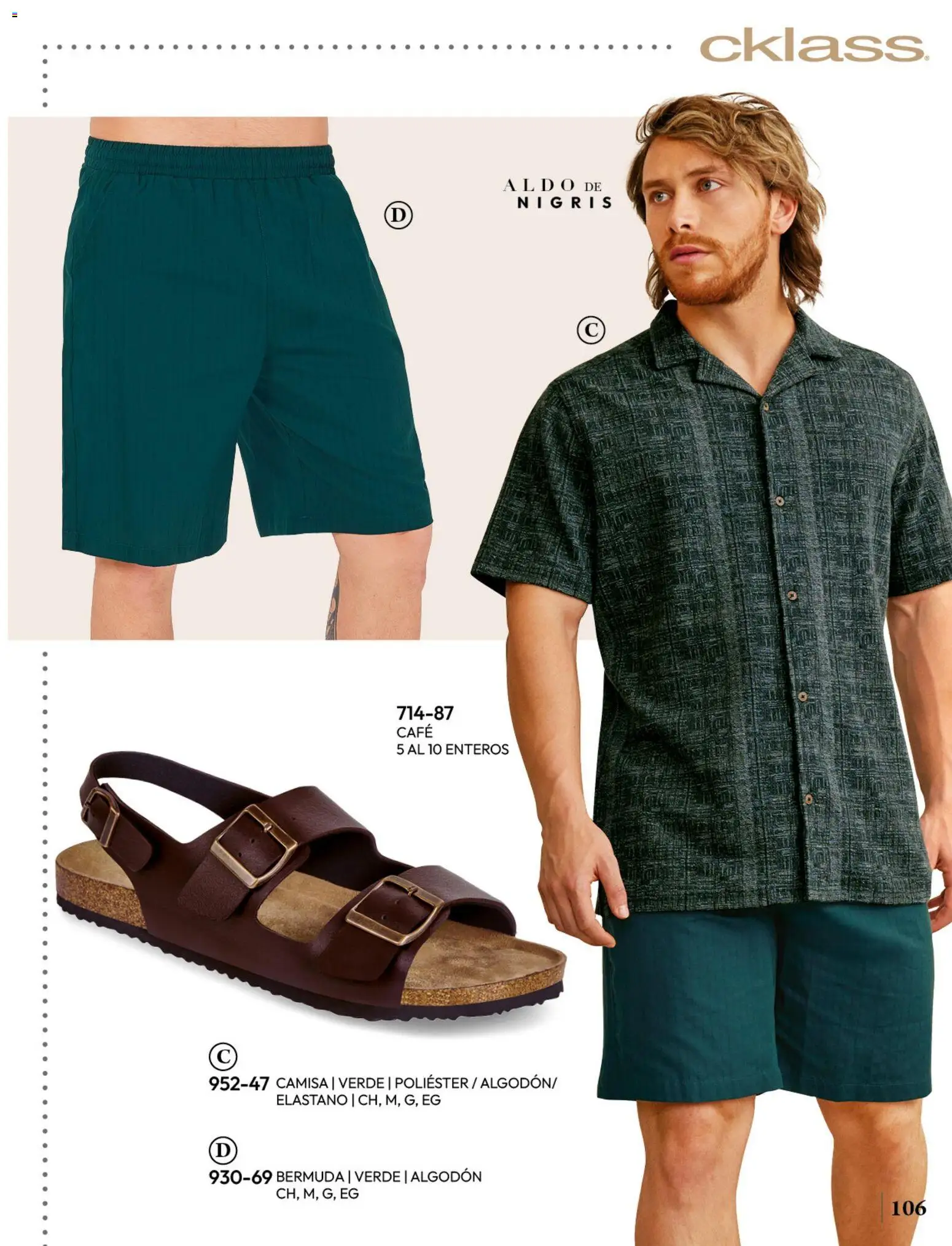 Nuevas ofertas de Cklass válidas en toda la República Mexicana desde el 08/07/2026. ¡Encuentra las mejores ofertas en Cklass catálogo Ropa caballero! | Página: 107 | Productos: Camisa, Café, Algodón, Bermuda