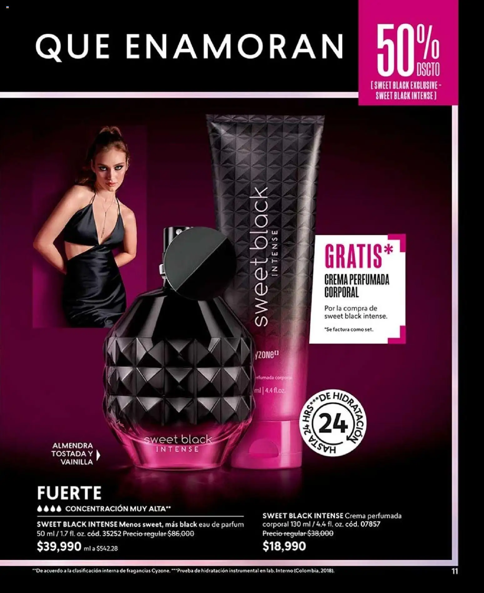 CyZone revista - valida desde el 10/08/2026 | Página: 11 | Productos: Almendra, Crema, Vainilla