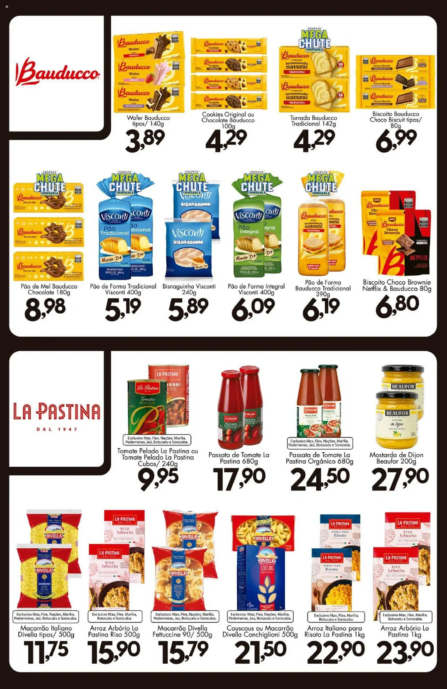 Confiança Folheto - válido de 25/08/2026 | Página: 7 | Produtos: Mostarda, Passata de tomate, Pão, Arroz