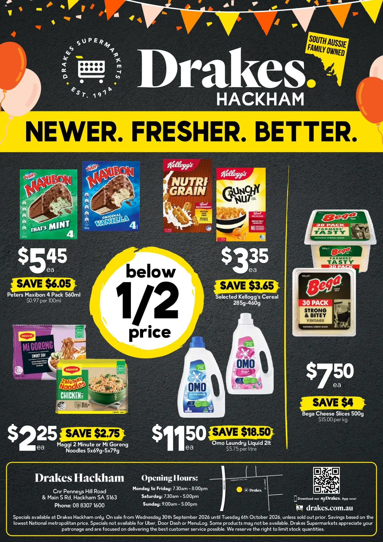 Drakes catalogue - valid from 30/09/2026 | Page: 4 | Products: Cheese, Phone, Laundry, Vanilla
