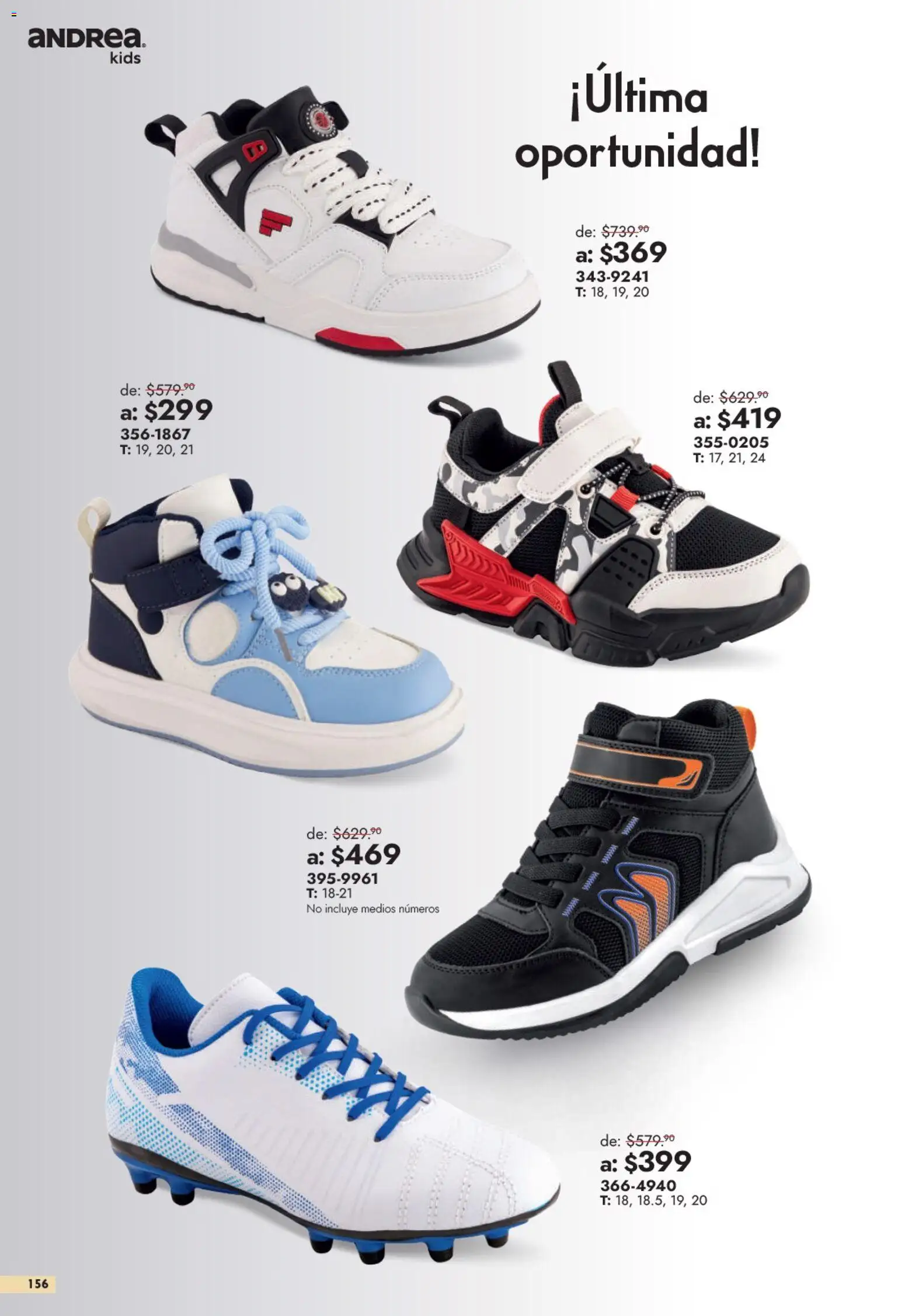 Nuevas ofertas de Andrea válidas en toda la República Mexicana desde el 13/09/2026. ¡Encuentra las mejores ofertas en Andrea catálogo Outlet! | Página: 156