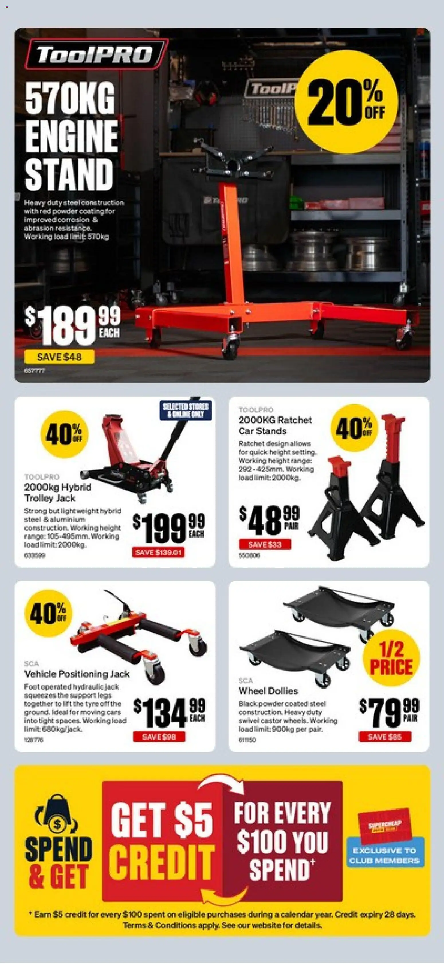 Supercheap Auto catalogue - valid from 22/07/2026 | Page: 26 | Products: Light, Cart, Trolley, Weight