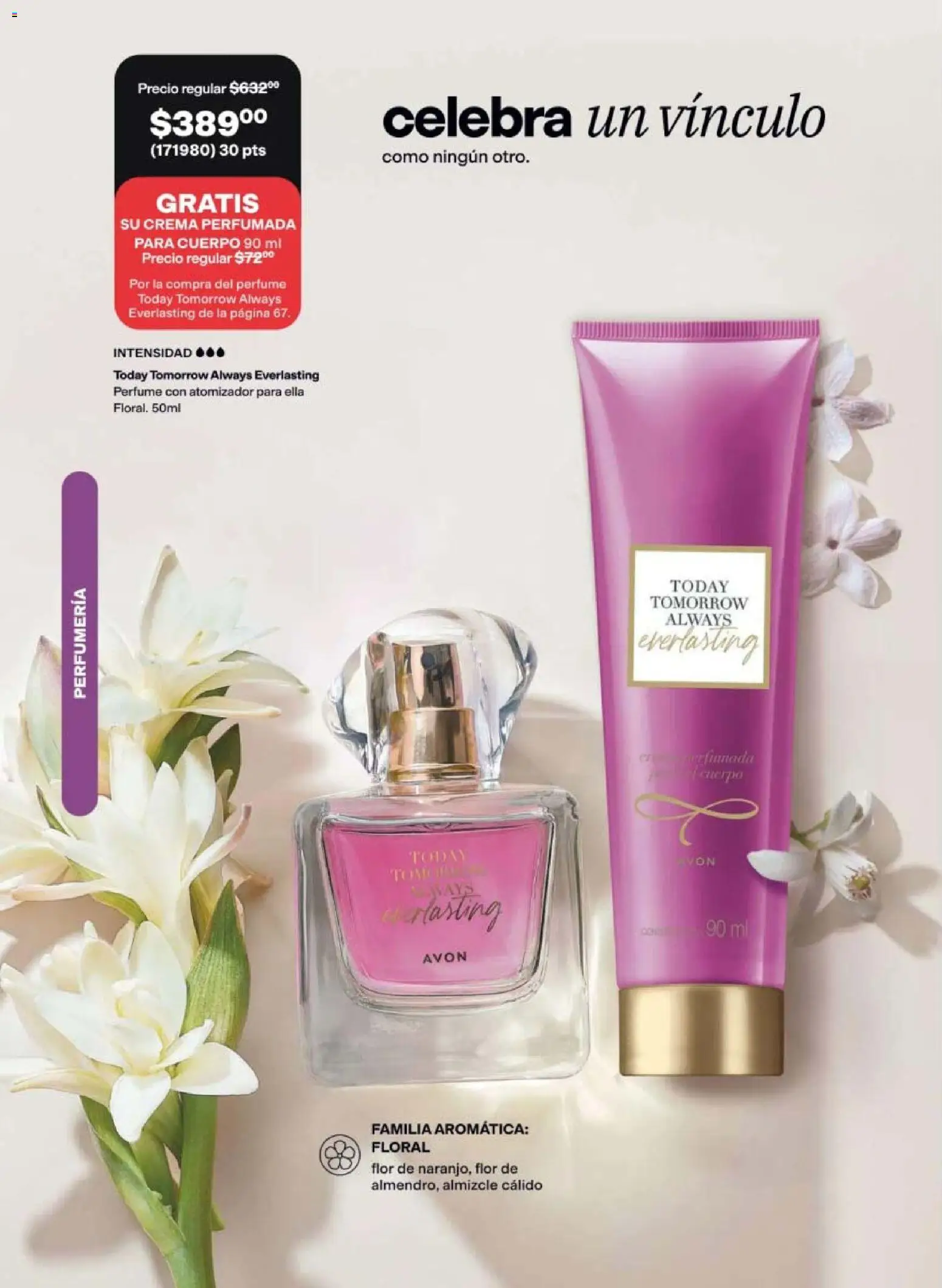 Nuevas ofertas de AVON válidas en toda la República Mexicana desde el 20/08/2026. ¡Encuentra las mejores ofertas en AVON campaña 12 2026! | Página: 64 | Productos: Crema, Perfume