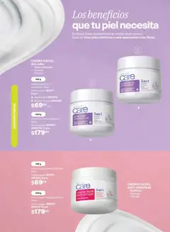 Vista previa de CREMA FACIAL ACLARA, Tono uniforme, Ilumina, Hidrata, Crema facial 3 en 1, 2 variantes. 100 g, nuevo folleto de la tienda, válido en México a partir del 24.04.2026 | Página: 136 | Productos: Crema