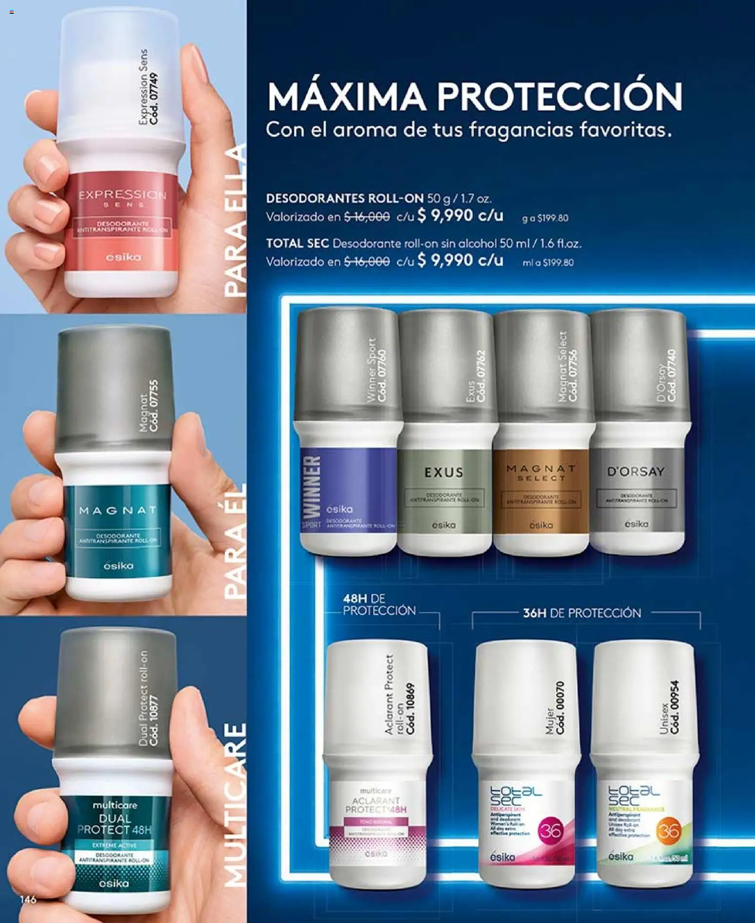 Ésika revista - valida desde el 15.05.2026 | Página: 146 | Productos: Desodorante, Tintura