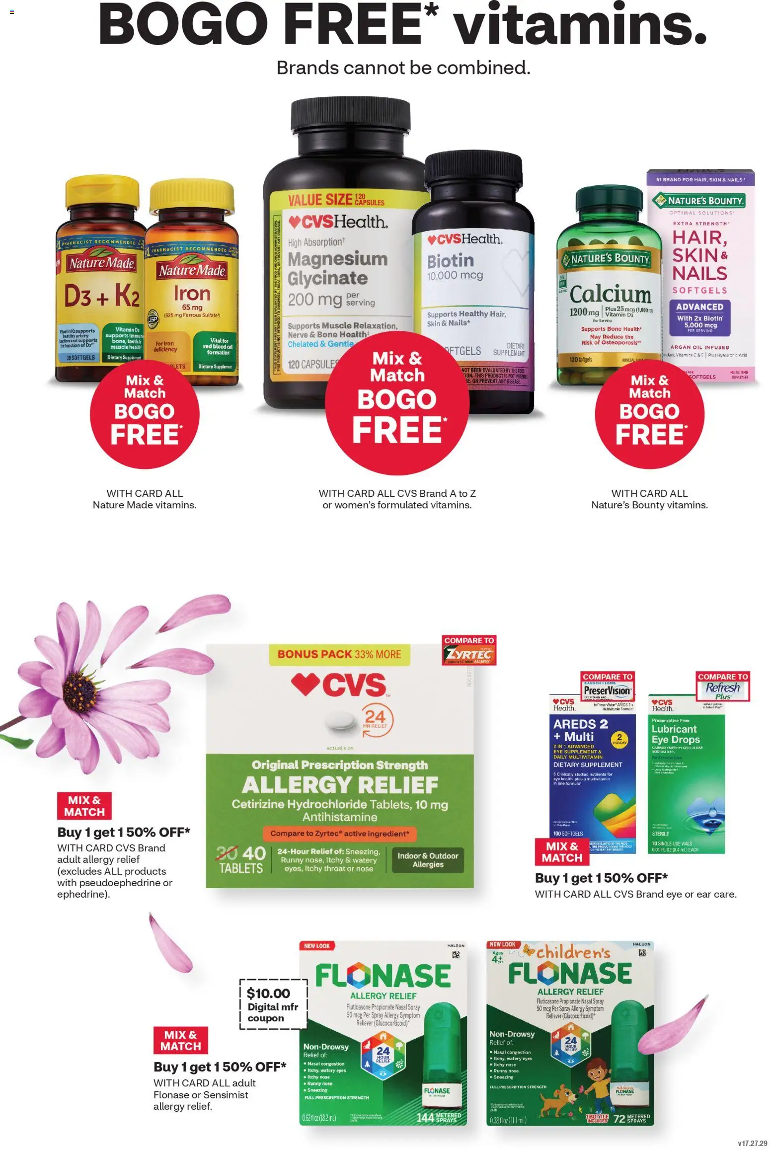 CVS Pharmacy Weekly Ad - valid from 19.04.2026 | Page: 4 | Products: Multivitamin, Magnesium, Oil, Iron
