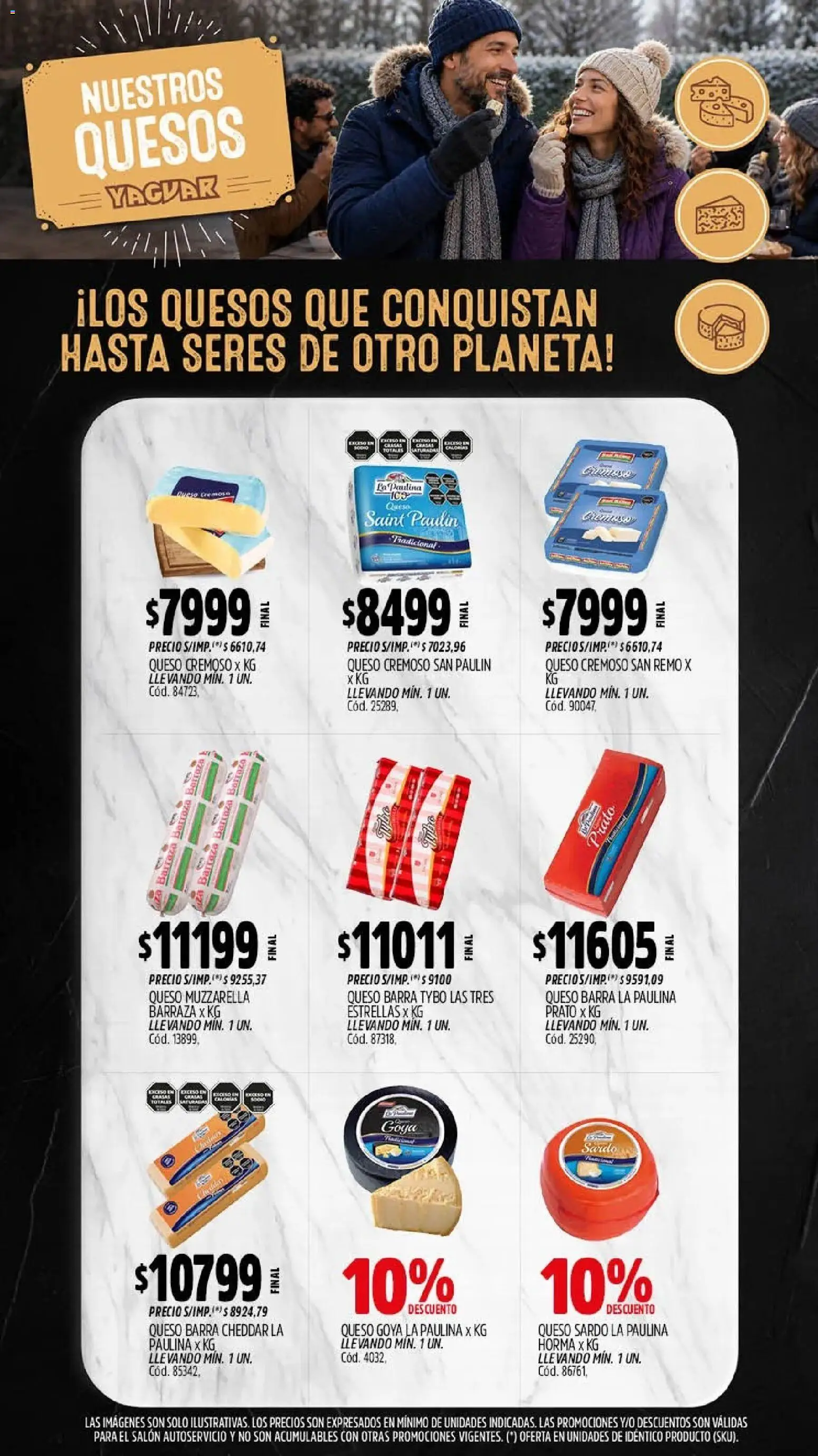 Yaguar - Oferta Semanal Santa Fé │ válido desde el 20/07/2026 | Página: 6 | Productos: Muzzarella, Queso
