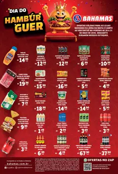 Bahamas Supermercados ofertas Dia do Hamburguer - Pré-Visualização do folheto da loja Bahamas Supermercados, válido de 28.05.2026