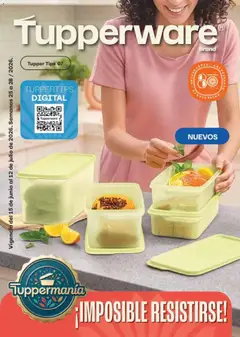 Vista previa de Tupperware catálogo, nuevo folleto de la tienda, válido en México a partir del 15.06.2026