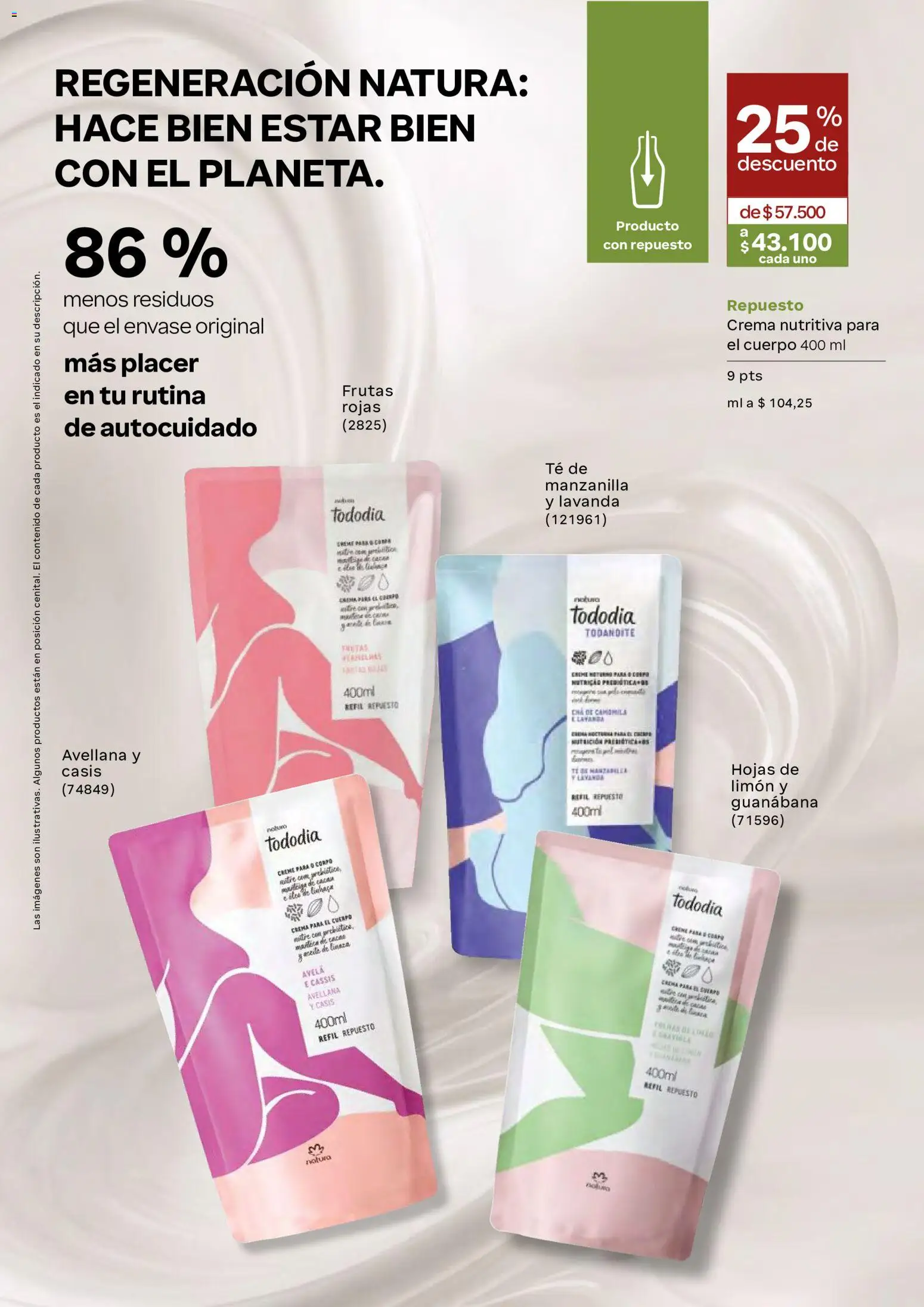 Natura revista - valida desde el 29.04.2026 | Página: 122 | Productos: Té, Crema, Guanábana, Crema para el cuerpo