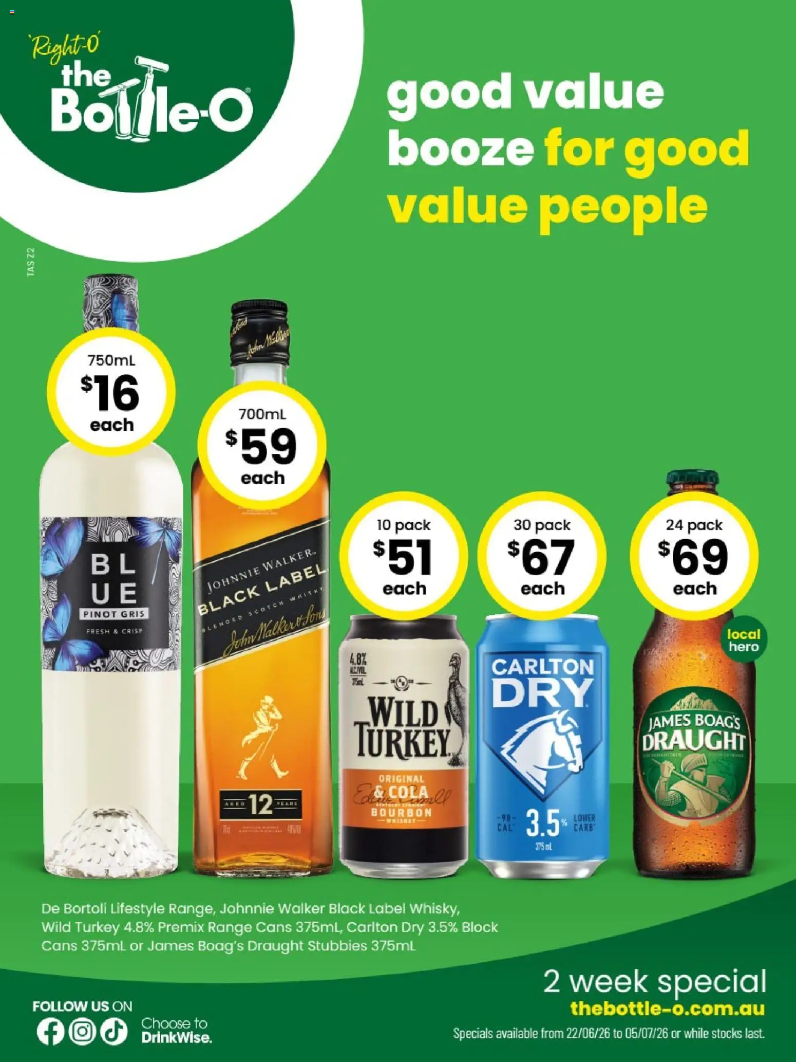 The Bottle-O catalogue - valid from 22.06.2026 | Page: 1
