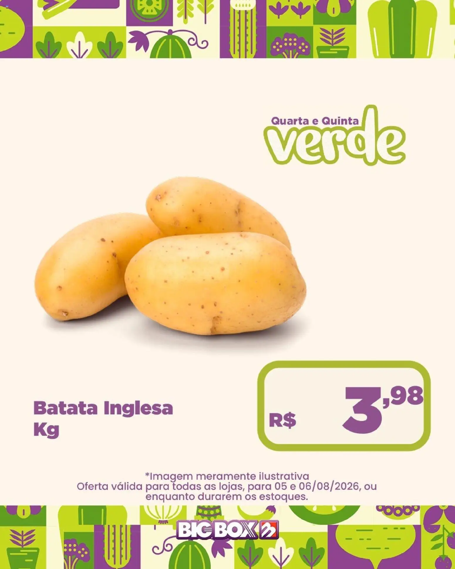 Big Box Folheto - válido de 05/08/2026 | Página: 14 | Produtos: Batata
