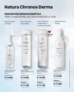 Natura Ofertas válido desde el 30.04.2026 | Página: 101 | Productos: Desmaquillante, Agua, Maquillaje, Aceite