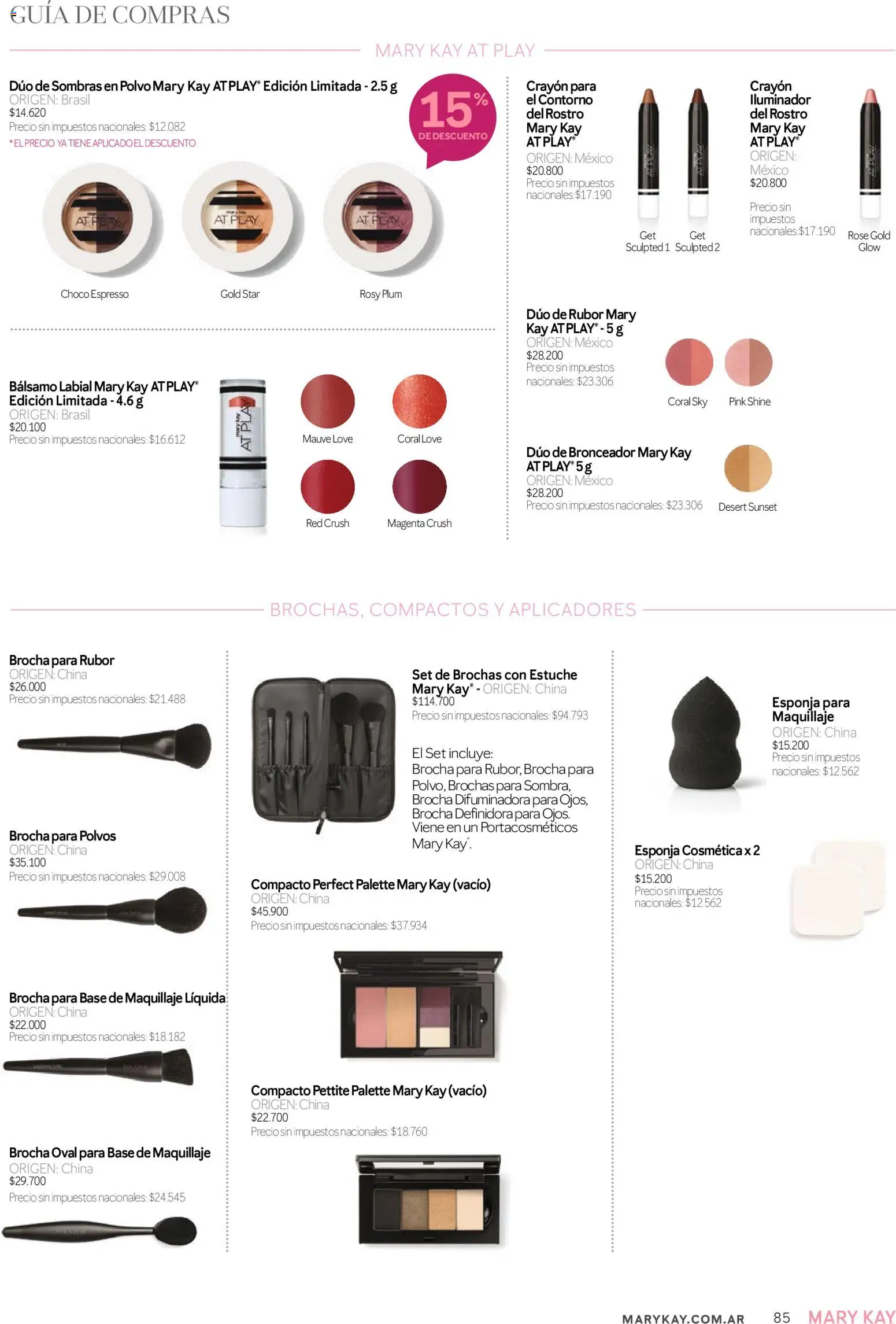 Mary Kay catálogo │ válido desde el 01/08/2026 | Página: 85 | Productos: Base de maquillaje, Maquillaje, Polvo, Contorno