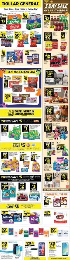 Preview of Dollar General weekly ads valid from 09/27/2026