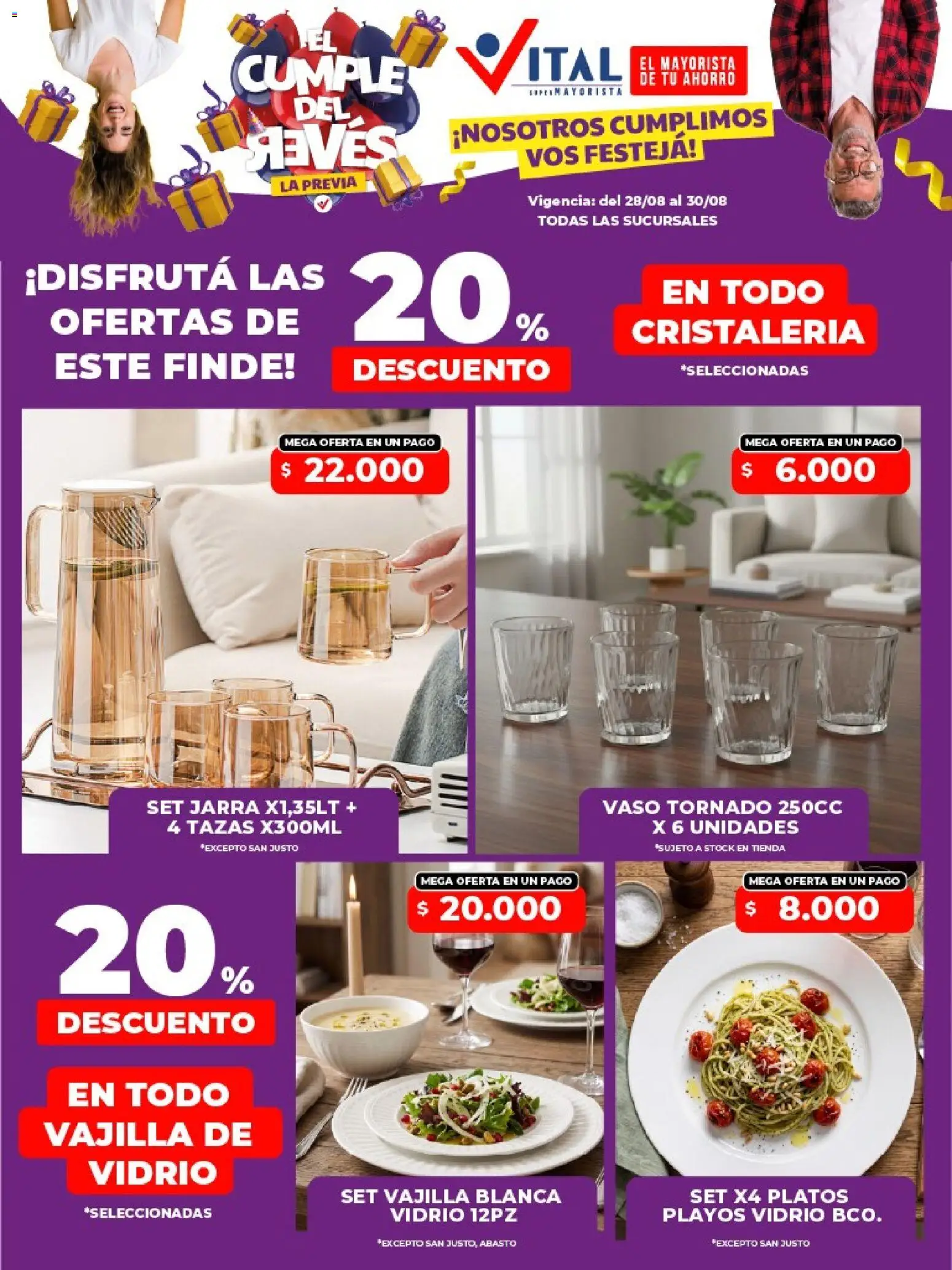 Vital - Ofertas fin │ válido desde el 04/09/2026 | Página: 5 | Productos: Vajilla, Jarra
