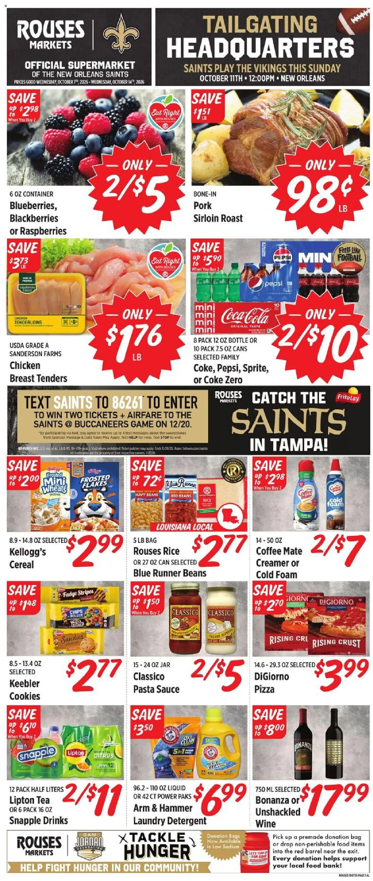 Rouses AL (10/07 - 10/14 2026) This Week Price Drop