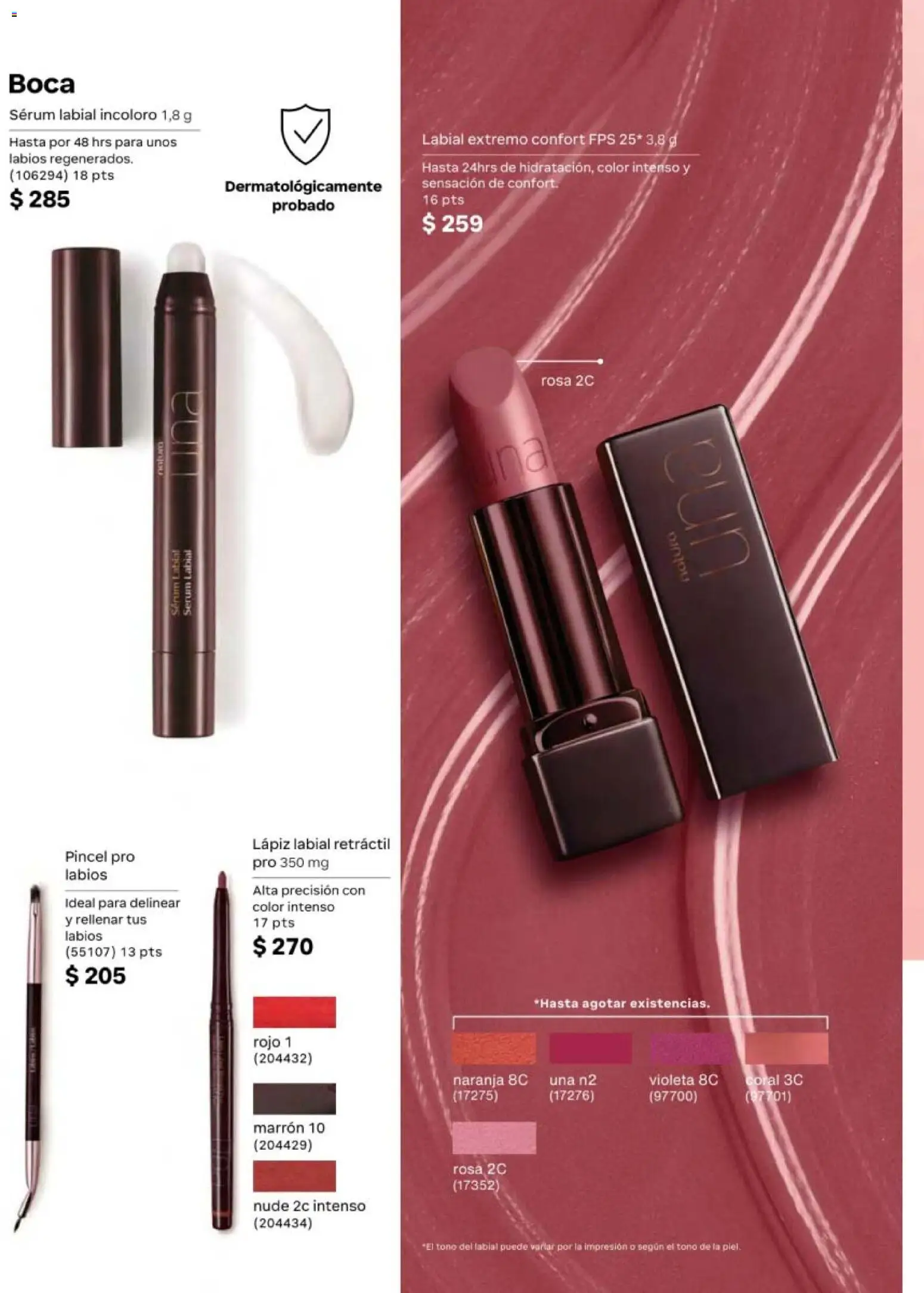 Nuevas ofertas de Natura válidas en toda la República Mexicana desde el 10/07/2026. ¡Encuentra las mejores ofertas en Natura campaña 11 2026! | Página: 54 | Productos: Pincel, Serum, Lápiz labial