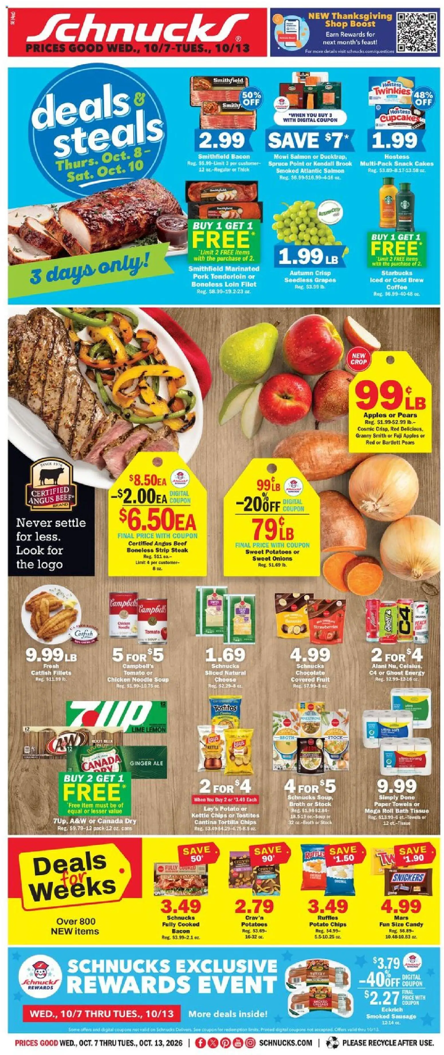Schnucks Weekly Ad - valid from 10/07/2026 | Page: 1