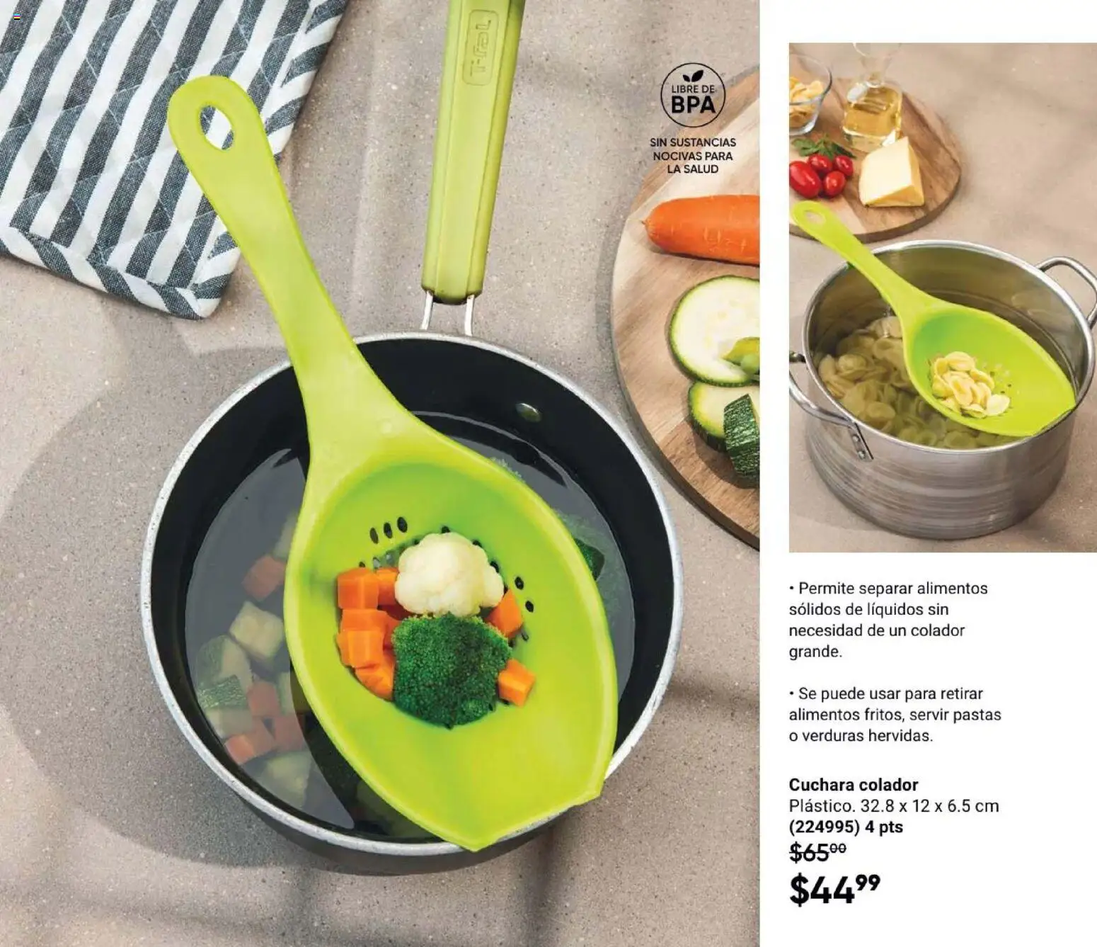 Nuevas ofertas de AVON válidas en toda la República Mexicana desde el 31/07/2026. ¡Encuentra las mejores ofertas en AVON Casa & Estilo 12 2026! | Página: 47 | Productos: Colador, Cuchara