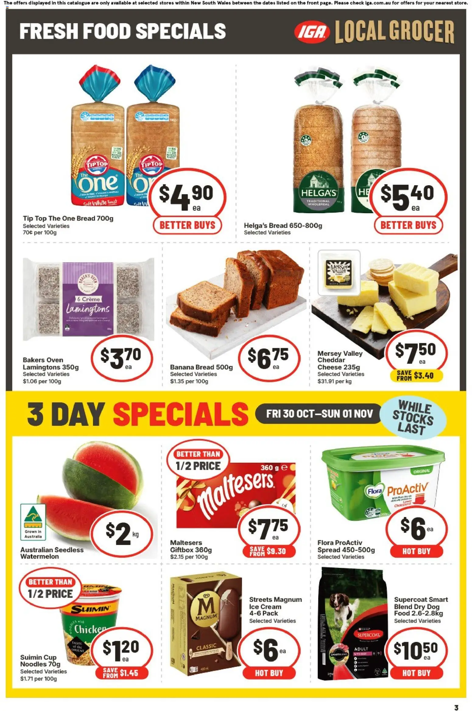 IGA catalogue - valid from 28/10/2026 | Page: 3